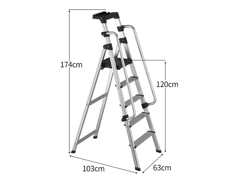 促銷公告-5步鋁合金加厚折叠梯